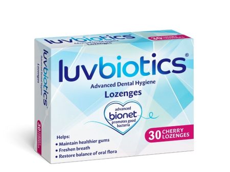 Luvbiotics Probiotic Dental Lozenges Cherry Flavour - 30 Tablets Online Hot Sale