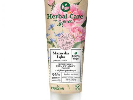 Herbal Care Spa nawilżający krem kwiatowy do rąk Mazurska Łąka 100ml Cheap