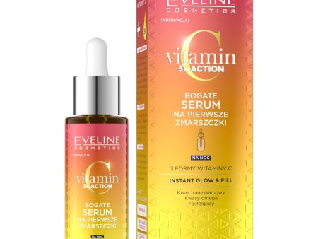 Vitamin C 3x Action bogate serum na pierwsze zmarszczki 30ml Online Sale