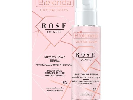 Crystal Glow Rose Quartz kryształowe serum nawilżająco-rozświetlające 30ml For Cheap