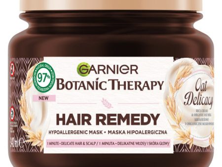 Botanic Therapy Oat Delicacy hipoalergiczna maska do delikatnych włosów i skóry głowy 340ml on Sale