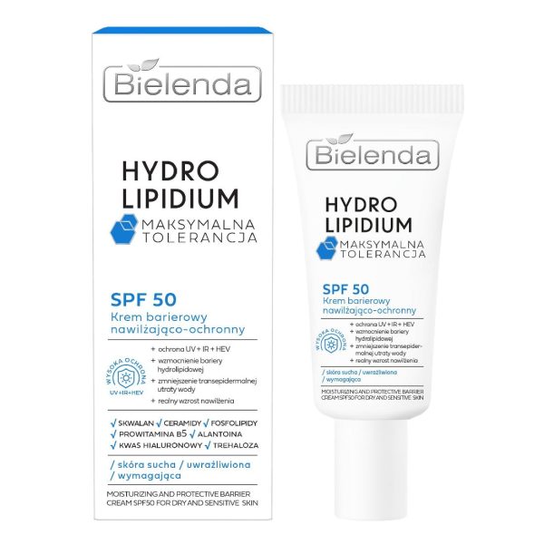 Hydro Lipidium krem barierowy SPF50 nawilżająco-ochronny 30ml Fashion