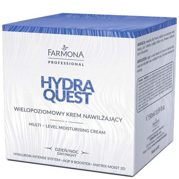 Hydra Quest wielopoziomowy krem nawilżający dzień noc 50ml Cheap