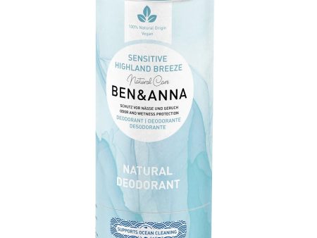 Natural Deodorant naturalny dezodorant bez sody Sensitive Highland Breeze 40g Discount