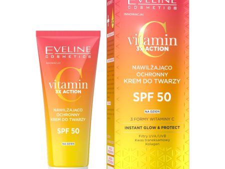 Vitamin C 3x Action nawilżająco-ochronny krem do twarzy SPF50 30ml Discount