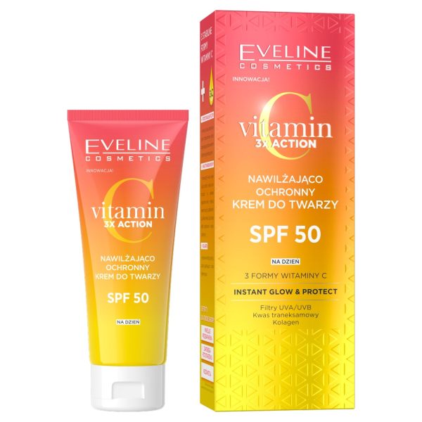 Vitamin C 3x Action nawilżająco-ochronny krem do twarzy SPF50 30ml Discount