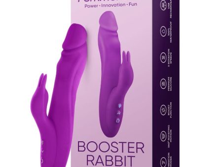 Booster Rabbit wibrator typu króliczek Purple For Cheap