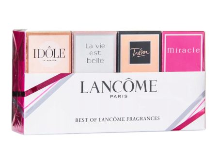 Best Of Lancome Fragrances zestaw Tresor 7.5ml + Idole 5ml + La Vie Est Belle 4ml + Miracle 5ml Fashion