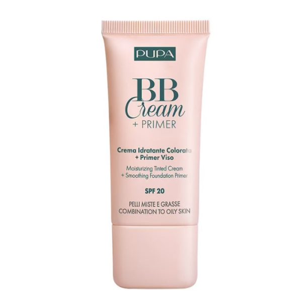 BB Cream + Primer Combination To Oily Skin SPF20 krem BB i baza pod makijaż do cery tłustej i mieszanej 002 Natural 30ml Online