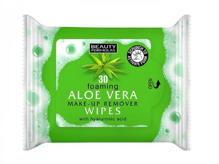 Aloe Vera Make-Up Remover Wipes aloesowe chusteczki do demakijażu twarzy 30szt. Supply