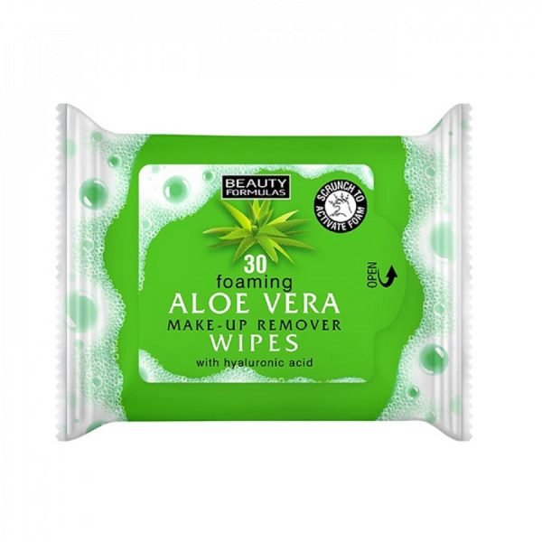 Aloe Vera Make-Up Remover Wipes aloesowe chusteczki do demakijażu twarzy 30szt. Supply