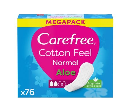 Cotton Feel Normal wkładki higieniczne Aloe 76 sztuk Hot on Sale