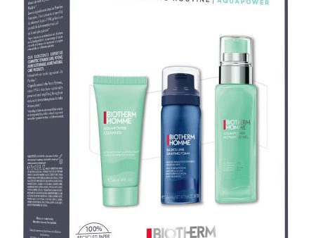 Homme Aquapower My Moisturizing Routine zestaw żel oczyszczający 40ml + pianka do golenia 50ml + żel nawilżający do twarzy 75ml Online now