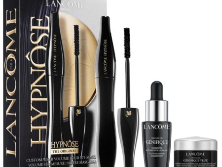 Hypnose Mascara Gift Set zestaw tusz do rzęs 01 Noir Hypnotic 6.2ml + serum do twarzy 10ml + krem pod oczy 5ml For Cheap