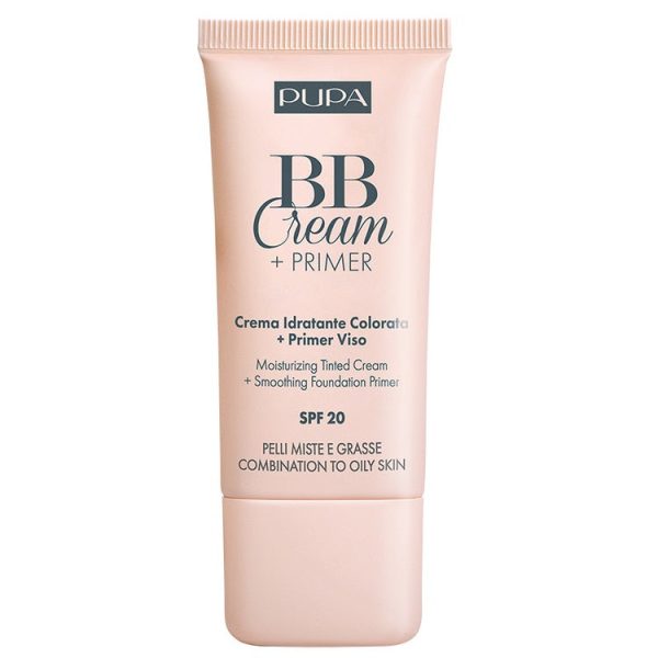 BB Cream + Primer Combination To Oily Skin SPF20 krem BB i baza pod makijaż do cery tłustej i mieszanej 004 Bronze 30ml Online now